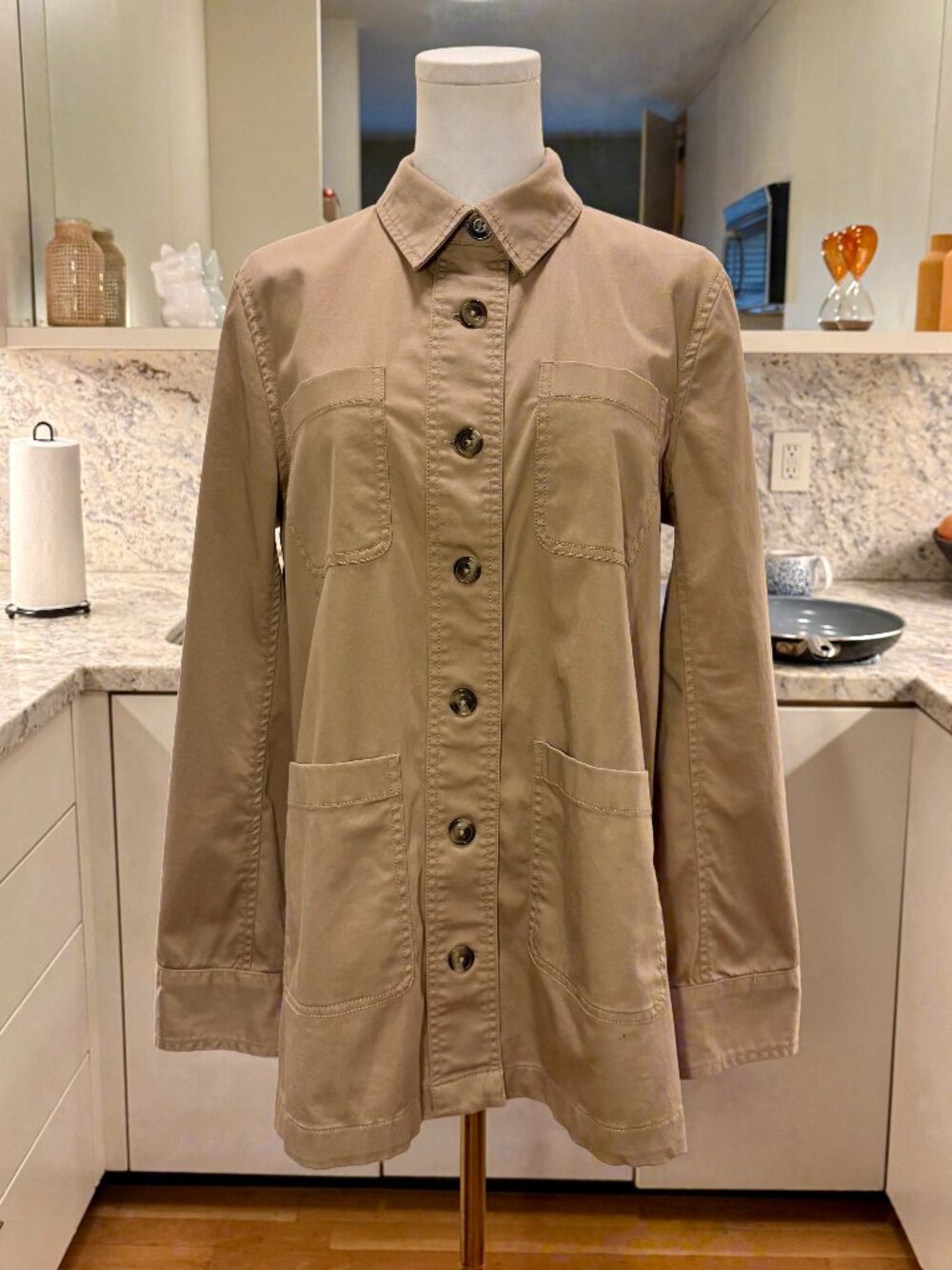 The Drop Women's Utility Shirt Jacket